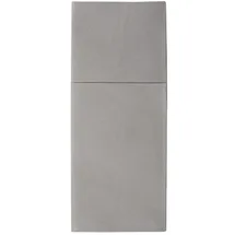 Papstar 100 Bestecktaschen Airlaid 40 cm x 48 cm Grau