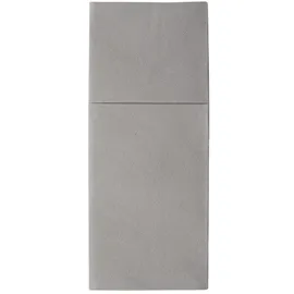 Papstar 100 Bestecktaschen Airlaid 40 cm x 48 cm Grau