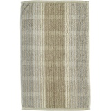 CAWÖ Noblesse Cashmere Streifen 1056 Gästehandtuch 30 x 50 cm sand