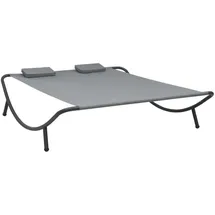 vidaXL Doppelliege 200 x 173 x 45 cm anthrazit