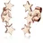 Elli Ohrstecker Sterne roségold 925 Sterling Silber