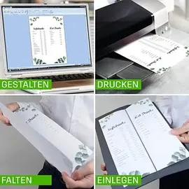 Sigel Getränkekarten-Mappe A4 Beige 1 St.