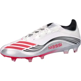 adidas F50 Messi Pro FG Herren Ftwr White/Lucid Red/Silver Met 43 1/3