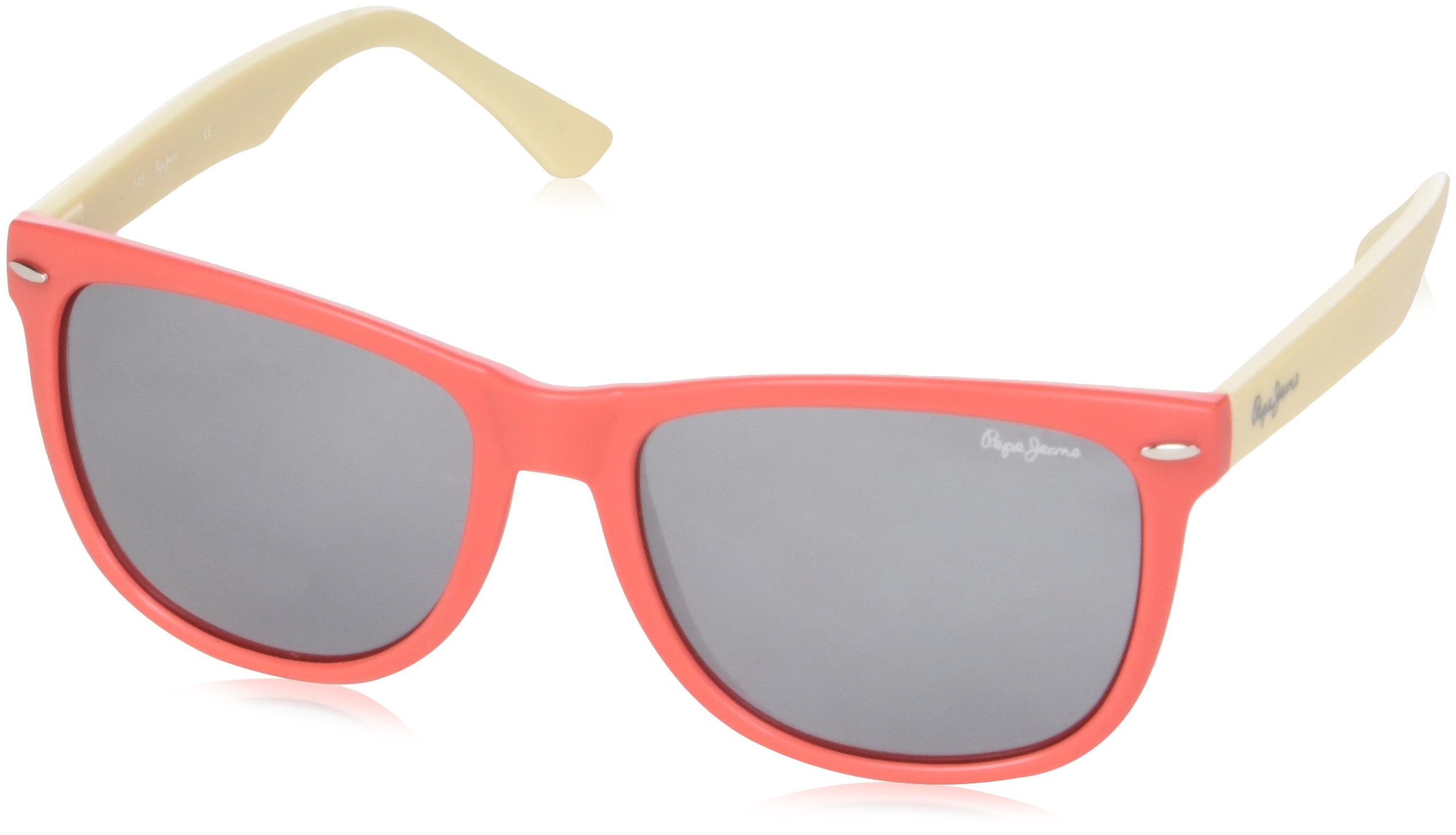 Lunettes de soleil Unisexe Pepe Jeans PJ7049C2357 Blanc Corail (ø 57 mm)