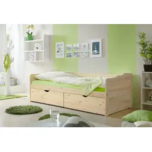 TICAA Sofabett Melinda 90 x 200 cm Kiefer massiv weiß