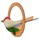 boni-shop Studio ROOF Ornament Bastel-Set 3D Wandobjekt Robin