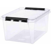 Hammarplast - Clipbox transparent/schwarz 32 l SmartStore 'Classic 31'