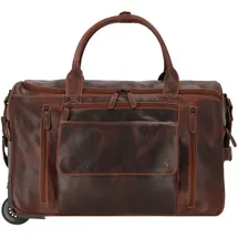 GREENBURRY Rugged 2 Rollen Reisetasche Leder 53 cm braun
