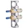 Zeller Flaschenregal 11,5 x 9,8 x 45 cm Silber