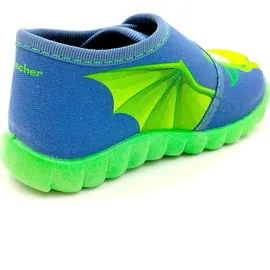 Fischer Markenschuh Hausschuhe Blau 20
