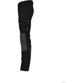 DASSY Impax Stretch-Arbeitshose schwarz/anthrazitgrau