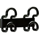 Unilux Wandgarderobe FIL 100340662 2Haken schwarz