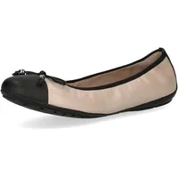CAPRICE Ballerina für Damen, beige, Größe 40 EU