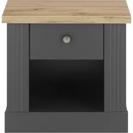OTTO home Nachtschrank WESTMINSTER 50 x 40 x 46 cm Grau