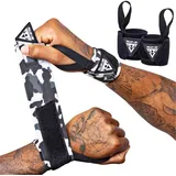 PULLUP & DIP Wrist Wraps, Handgelenkbandagen für Calisthenics & Krafttraining, SCHWARZ 50-74cm 0-12M