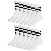 Adidas Crewsocks Sportsocken 6 Paar Herren Damen - Cushioned