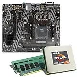 Mainboard Bundle | AMD Ryzen 5 5500 6x3600 MHz, MSI A520M-A Pro, 32 GB DDR4-RAM, 1x M.2 Port, 4X SATA 6Gb/s, USB 3.1 Gen1 | Tuning Kit | CSL PC Aufrüstkit