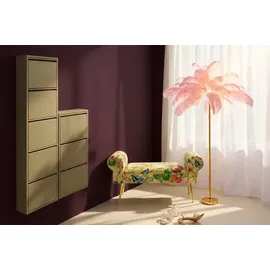 Kare Bank Flower Fever Gelb 100 cm
