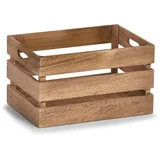 Zeller Aufbewahrungsbox Vintage 35 x 25 cm Holz Braun M (Medium)