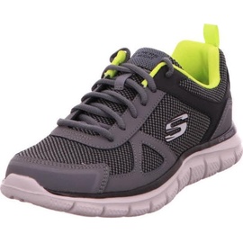 SKECHERS Track - Bucolo charcoal/lime 44