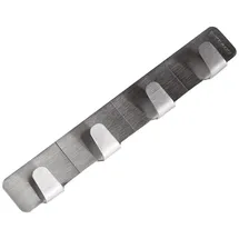 Fackelmann Klebehakenleiste 61280 Silber