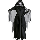 Renaissance Kleid Frauen Halloween Kostüm Mittelalter Zombie Braut Cosplay Outfits Gothic Hexenkleid Festival Kleidung, A3_schwarz, 48 - 48