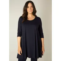 Base Level Curvy Tunikashirt »Aria«, Gr. 52, navy dark blue, , 76612123-52