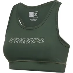 hummel hmlTE FUNDAMENTAL Sport-BH Damen 6126 - climbing ivy XS