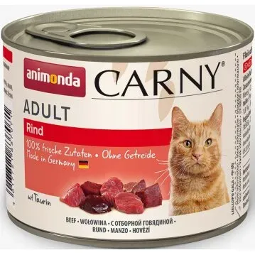 Katzen - Nassfutter ANIMONDA Carny Adult Rindfleisch pur