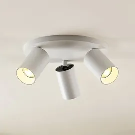 ARCCHIO Brinja 3-flg. rund Aluminium weiß