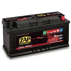 ZAP AGM SPECIAL 12V, 105Ah, 950A Starterbatterie 12V 105Ah  605 02