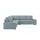 Sofa.de Ecksofa Reneé ¦ blau ¦ Maße (cm): B: 280 H: 90 T: 280.0