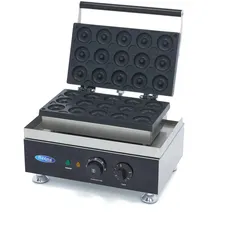 Maxima Gastro Donut Maker - 15 Mini -Donuts - Ø5 cm - mit Eingebauter Timer