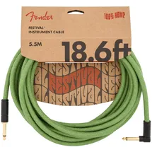 Fender Fender® Festival Kabel, angled 5,5m green