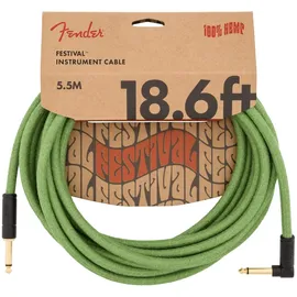 Fender Fender® Festival Kabel, angled 5,5m green