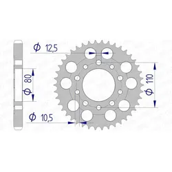 AFAM Ultraleichte Aluminiumkrone 11605 - 530