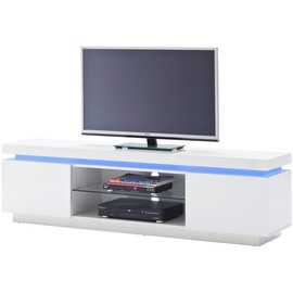 MCA Furniture Ocean TV-Lowboard 1750 mm weiß Hochglanz