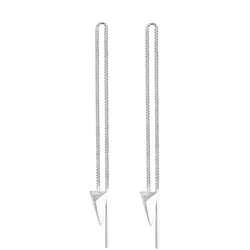 Elli Basic Durchzieher Dreieck Geo Design 925 Silber silberfarben Damen 