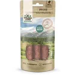 Wildes Land Dörrfleisch Hunde Snack WL Pferd Dörrfleisch 65g Hunde Snack