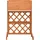 furnicato Garten-Spalier mit Pflanzkübel 45 x 30 cm Orange