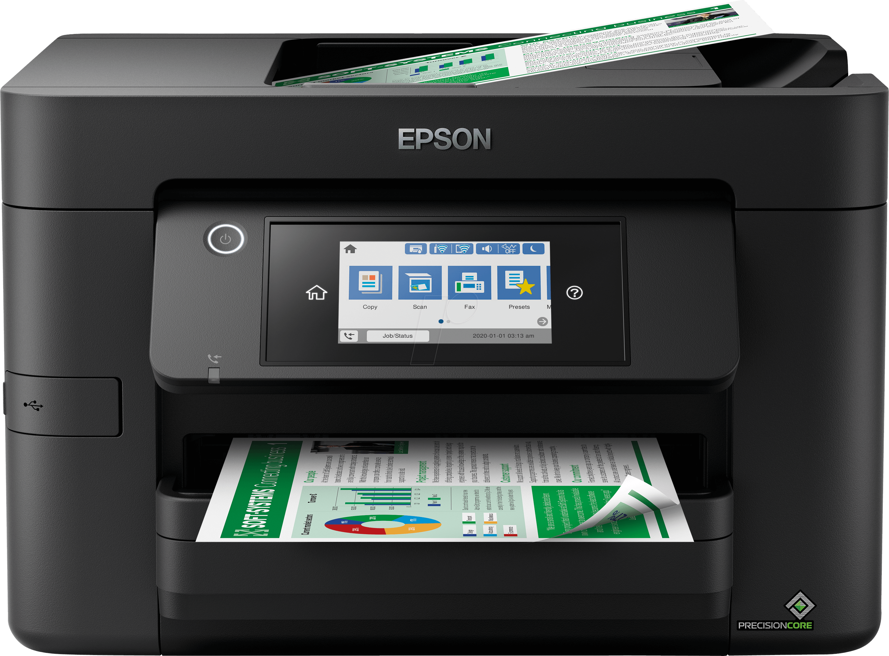 EPSON WF4820DWF - Drucker, Tinte, 4 in 1, WLAN, LAN, Duplex, ink. UHG