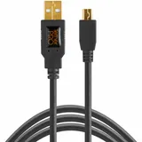 Tether Tools TetherTools TetherPro USB 2.0 an USB 2.0 Mini-B 5 Pin 4,6m schwarz