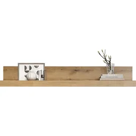 Home Affaire Wandregal HOME AFFAIRE "Ghent", eiche, B:180cm H:31cm T:26cm, Holzwerkstoff, Regale, Wandregal, Ideal für Dekorationen - Aufgebaut (B/T/H): 180/26/31 cm
