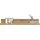 Home Affaire Wandregal HOME AFFAIRE "Ghent", eiche, B:180cm H:31cm T:26cm, Holzwerkstoff, Regale, Wandregal, Ideal für Dekorationen - Aufgebaut (B/T/H): 180/26/31 cm