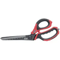 4k5 tools 600.501A Universalschere Linkshänder, Rechtshänder Schwarz/Rot