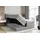 altdecor Boxspringbett mit 2 Matratzen und Topper - 180x200 cm - BOXI1 KING - Hellgrau Samt - Polsterbett mit, H3- und H4- Matratzen, Bettkasten un... - Hellgrau
