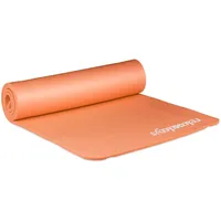 Relaxdays Yogamatte orange 60,0 x 180,0 x 1,0 cm