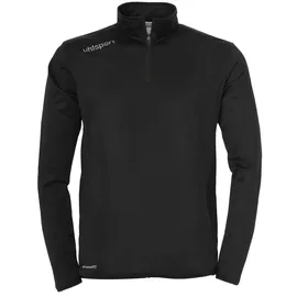 Uhlsport Essential 1/4-Zip Trainings-Top schwarz/weiß 140
