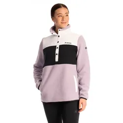 Klim High Pile Mountain, Pullover Damen - Violett/Schwarz/Weiß - L