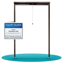 APANA Insektenschutz Fenster Rollo 160 x 160 cm braun